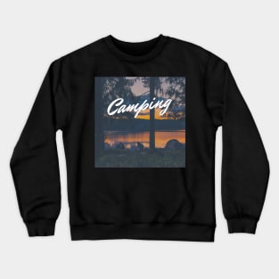 camping shirt Crewneck Sweatshirt